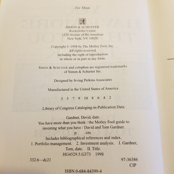 You have more than you think hardcover book 1st edition - Picture 5 of 5